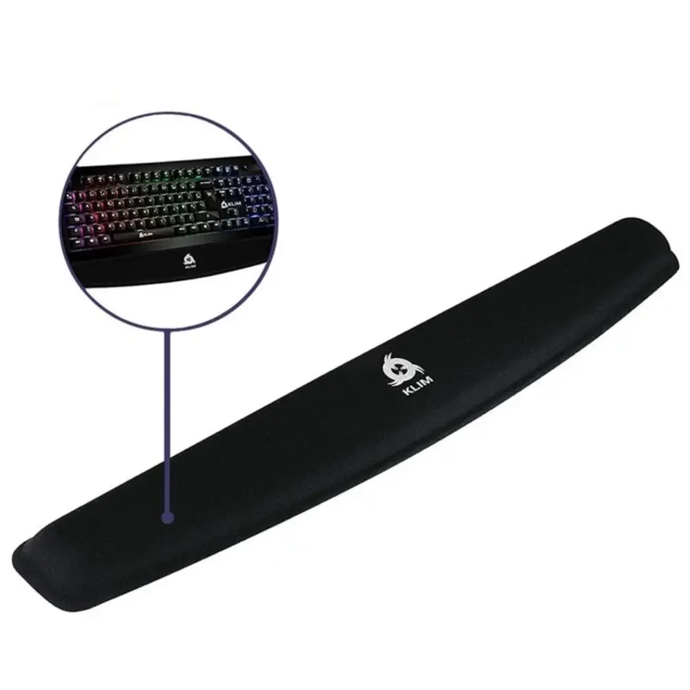 KLIM Memory Foam Black Wrist Rest for Keyboards NEW